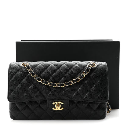 Chanel Caviar Quilted Medium Double Flap Black 11 of 11