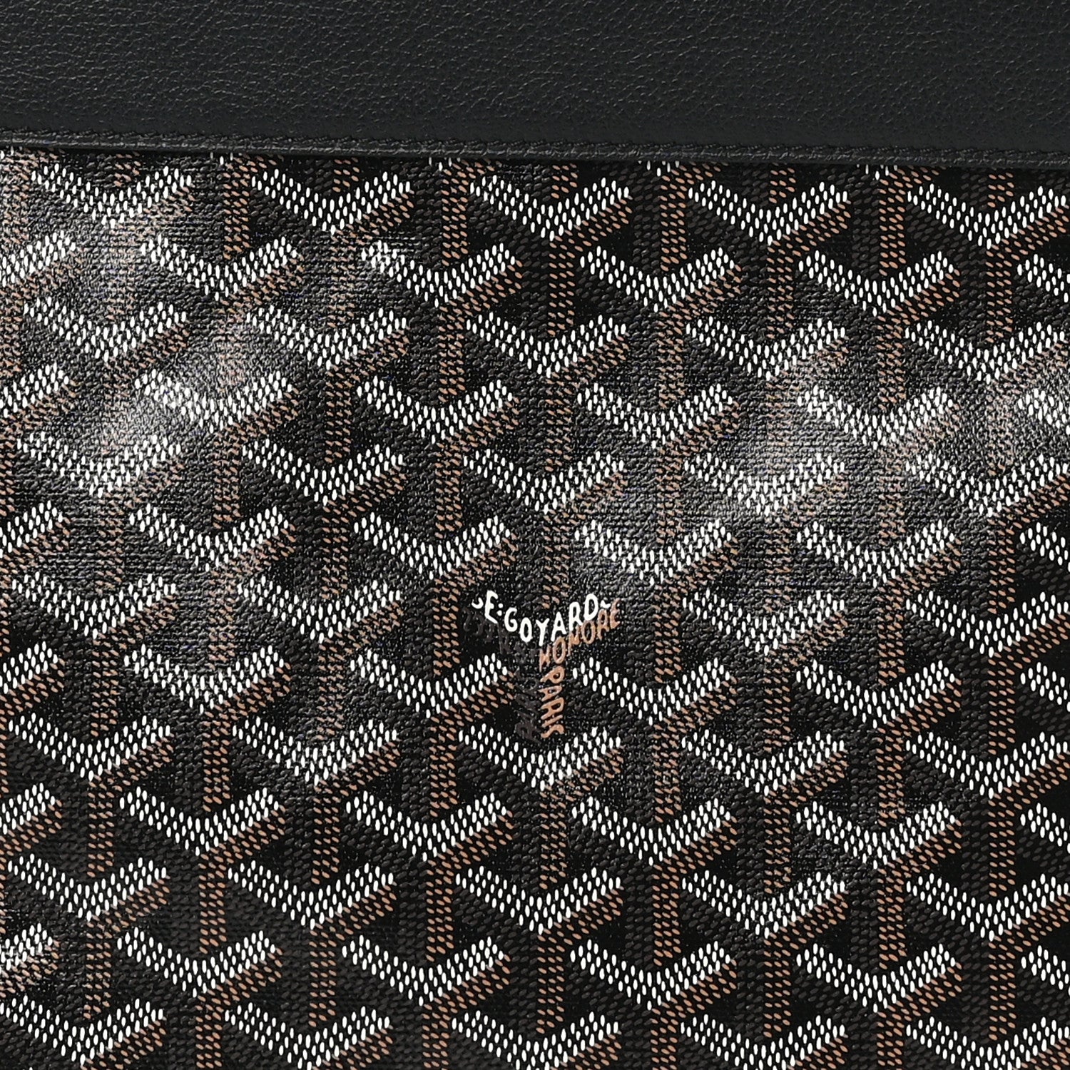 Goyard Goyardine Conti Pouch Black 6 of 8