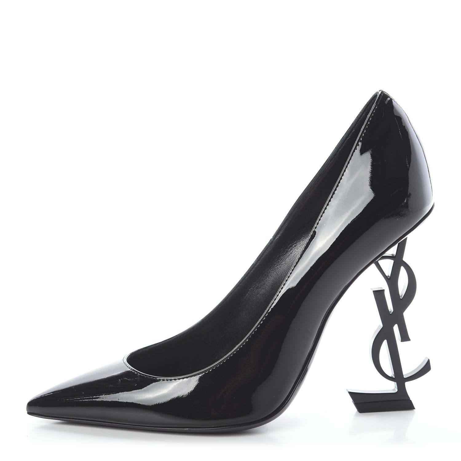 Saint Laurent Patent Opyum 110 Pumps 35 Black 1 of 7