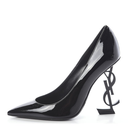 Saint Laurent Patent Opyum 110 Pumps 35 Black 1 of 7