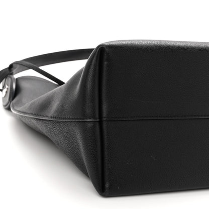 Louis Vuitton Calfskin Lockme Hobo Black 8 of 10