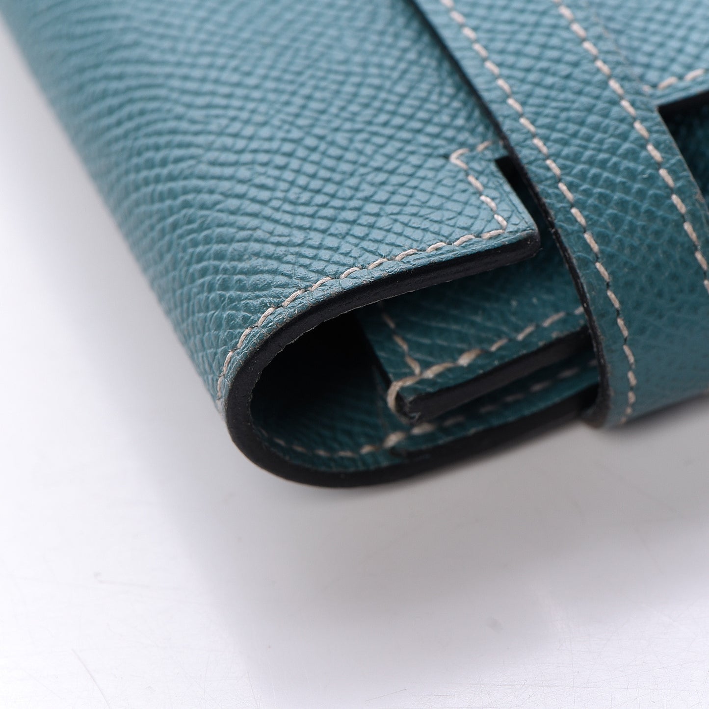Epsom Kelly Longue Wallet Blue Jean