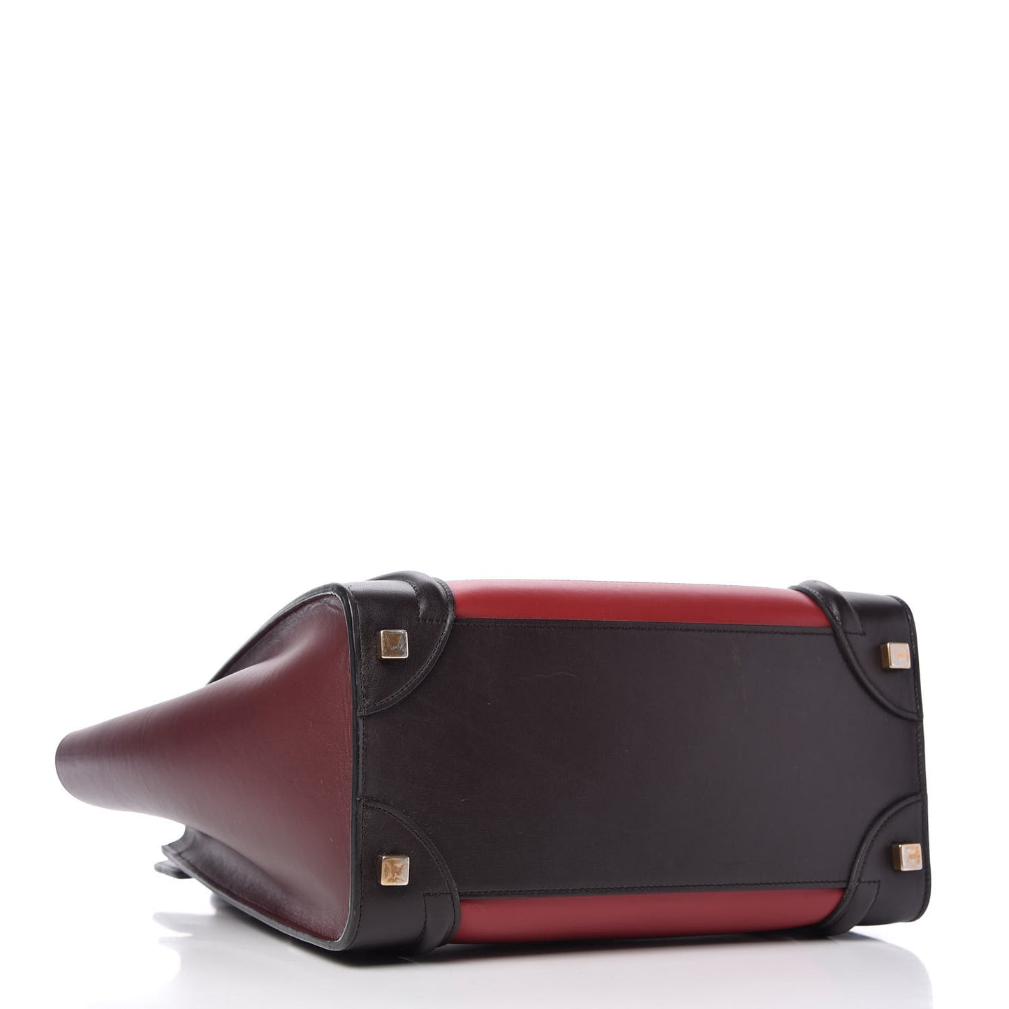 Smooth Calfskin Micro Tri-Color Luggage Micro Red