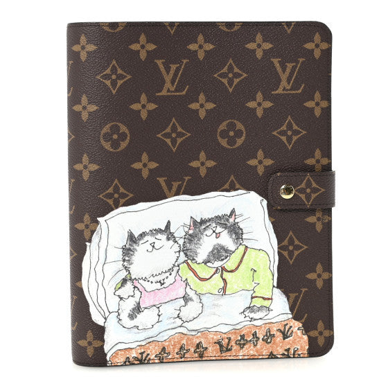 Monogram Grace Coddington Desk Agenda Cover MM