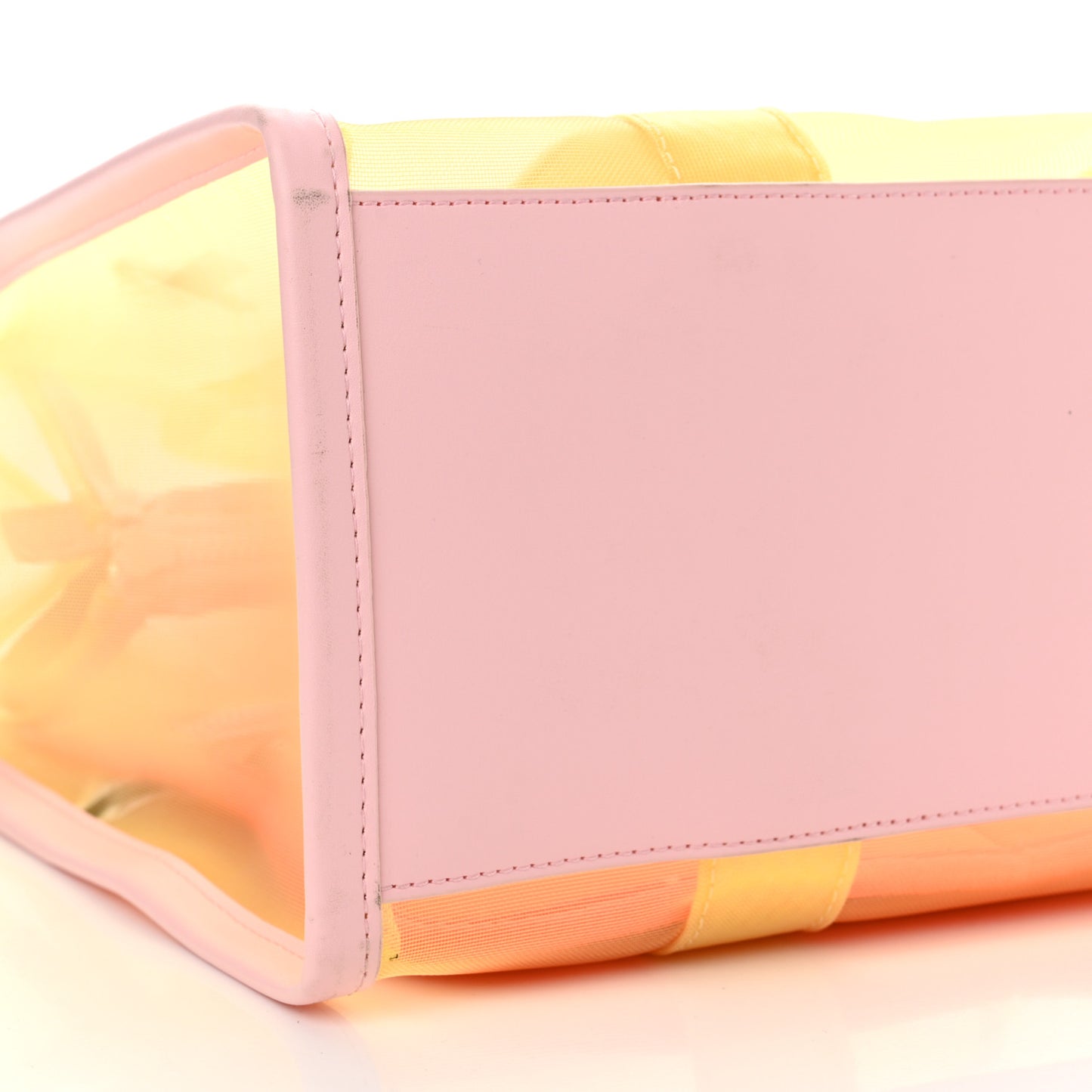 Nylon The Mesh Medium Tote Bag Yellow Multicolor