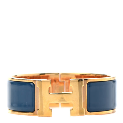 Hermes Enamel Wide Clic Clac H Bracelet PM Violet 1 of 4