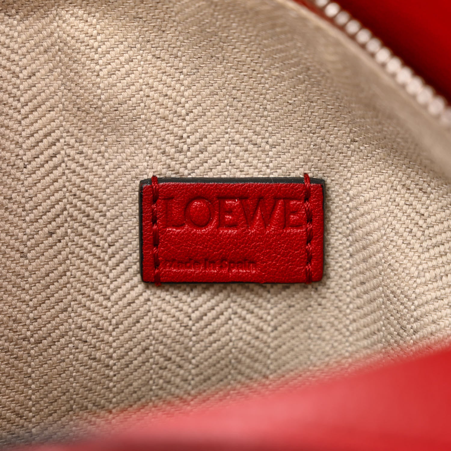 Loewe Calfskin Mini Puzzle Bag Pomodoro 6 of 10