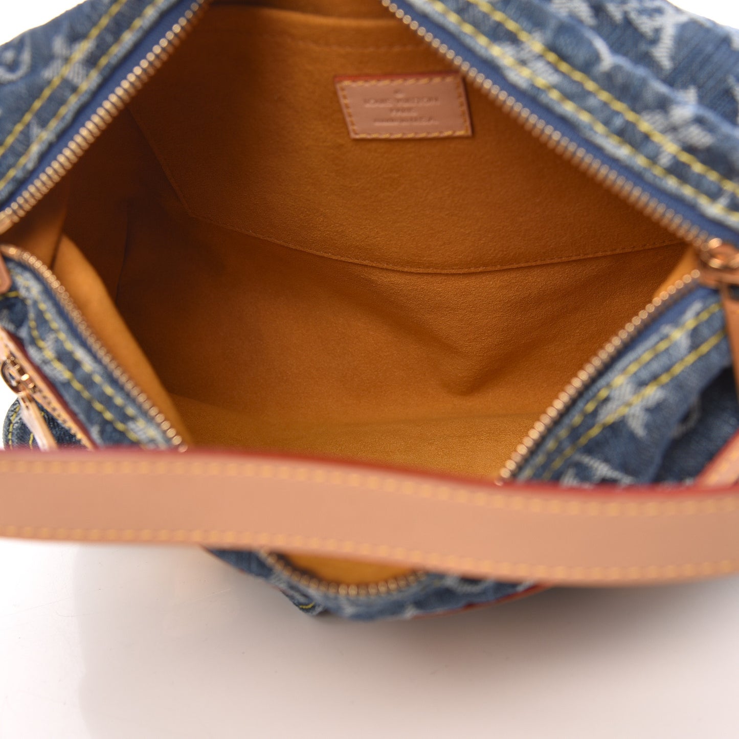 Monogram Denim Baggy PM Blue