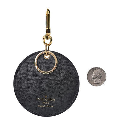 Louis Vuitton Monogram Blossom Bag Charm Key Holder Black 2 of 4