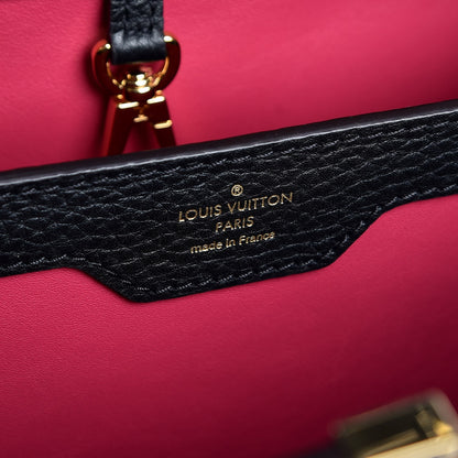 Louis Vuitton Taurillon Capucines PM Black 7 of 8