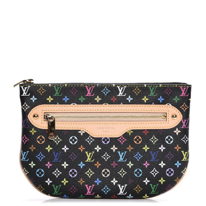 Louis Vuitton Monogram Multicolor Pochette Plate GM Black 1 of 6