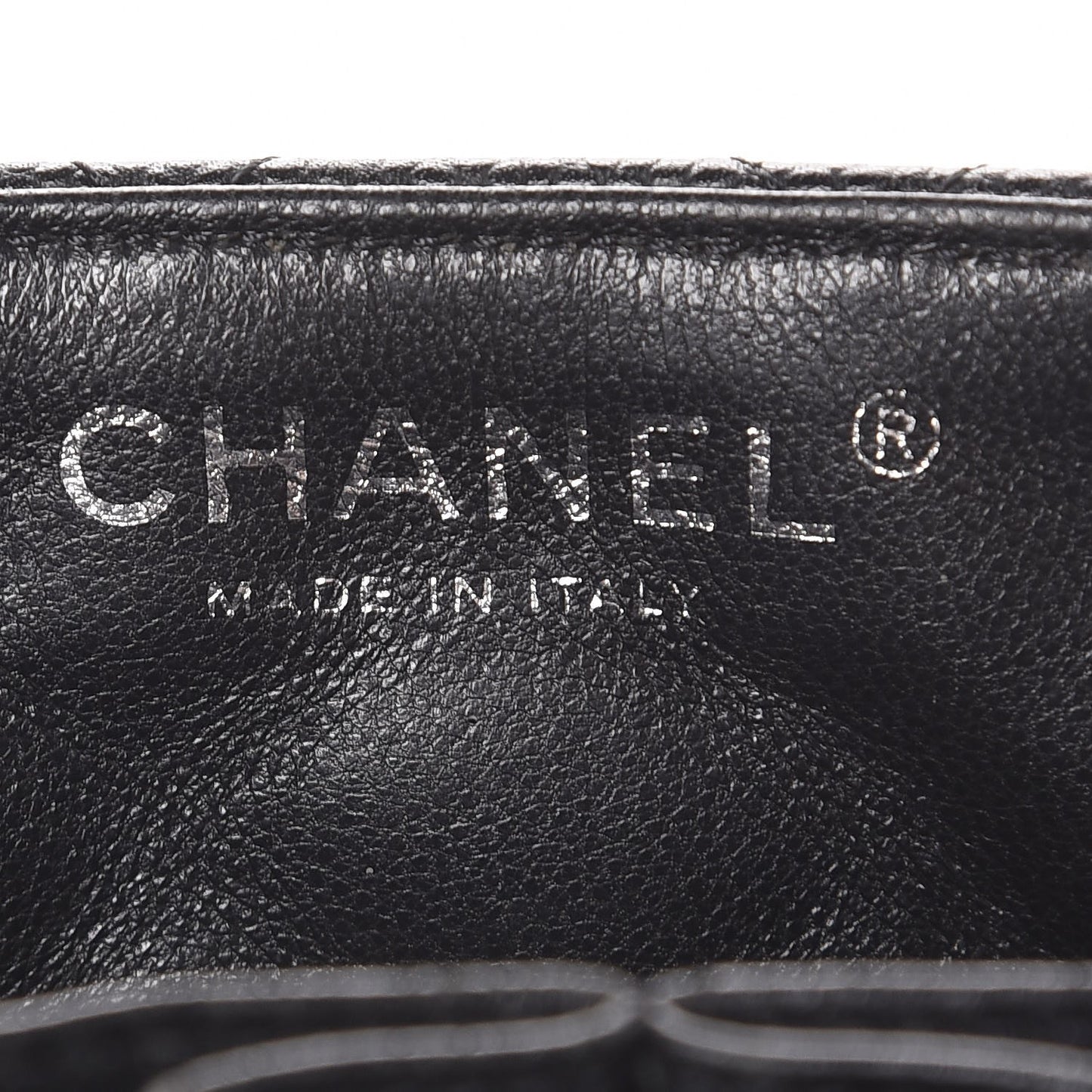 Caviar Quilted East West Flap Black