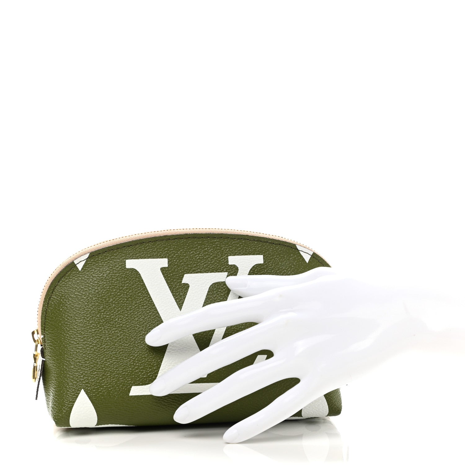 Louis Vuitton Monogram Giant Cosmetic Pouch Kaki 2 of 6