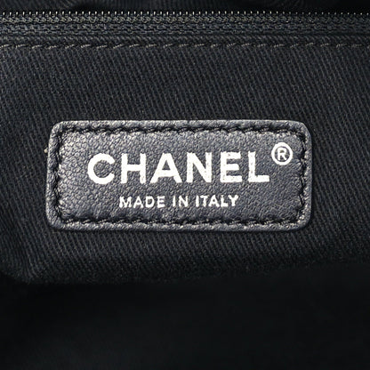 Chanel Canvas Sequin Medium Deauville Tote  Charcoal 5 of 9