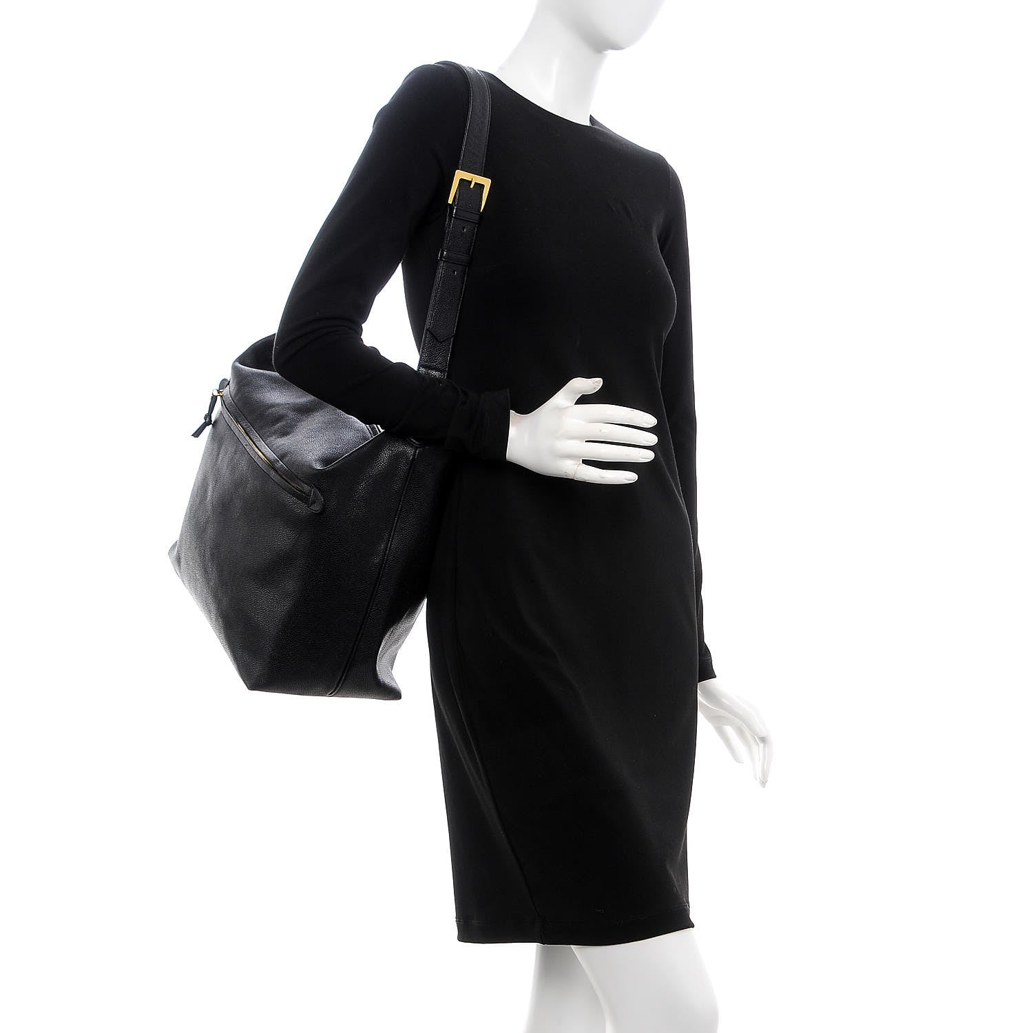 Chanel Caviar CC Hobo Black 2 of 9