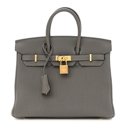 Hermes Togo Birkin 25 Gris Meyer 1 of 13