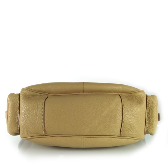 Prada Vitello Daino Buckle Shoulder Bag Sabbia 5 of 10