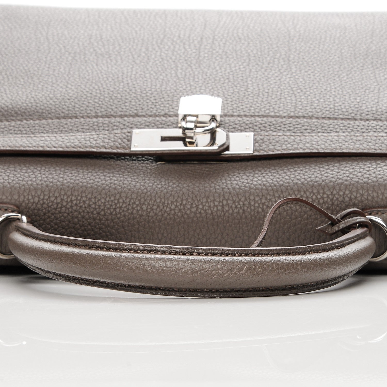 Hermes Togo Kelly Retourne 35 Etain 18 of 25