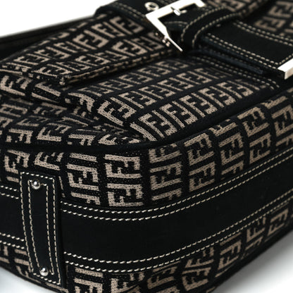 Fendi Zucchino Shoulder Bag Dark Brown 11 of 11