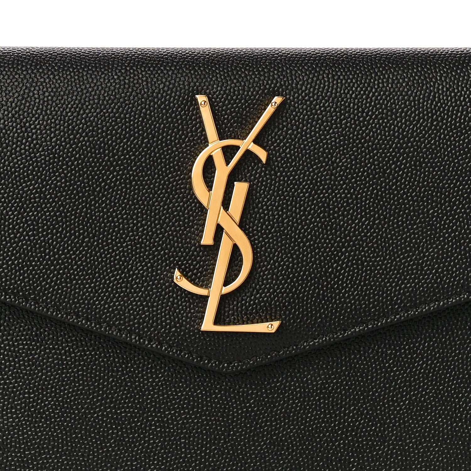 Saint Laurent Grain De Poudre Uptown Pouch Black 7 of 11