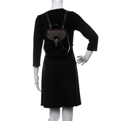 Louis Vuitton Patent Monogram Hot Springs Backpack Black 2 of 10