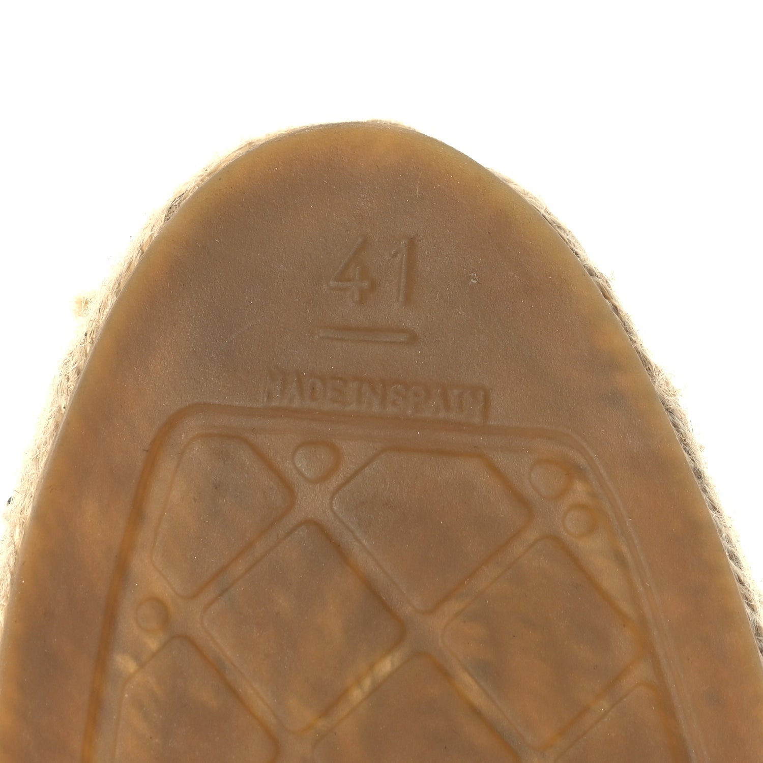 Chanel Laminated Goatskin CC Espadrilles 41  Silver 6 of 7