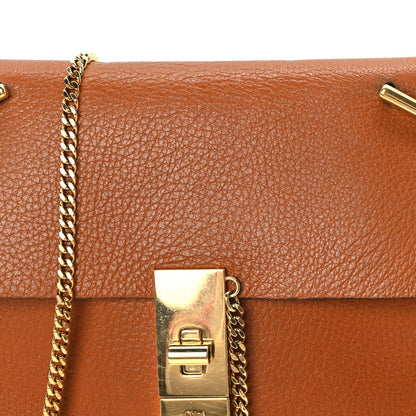 Chloe Grained Lambskin Mini Drew Shoulder Bag  Caramel 6 of 8