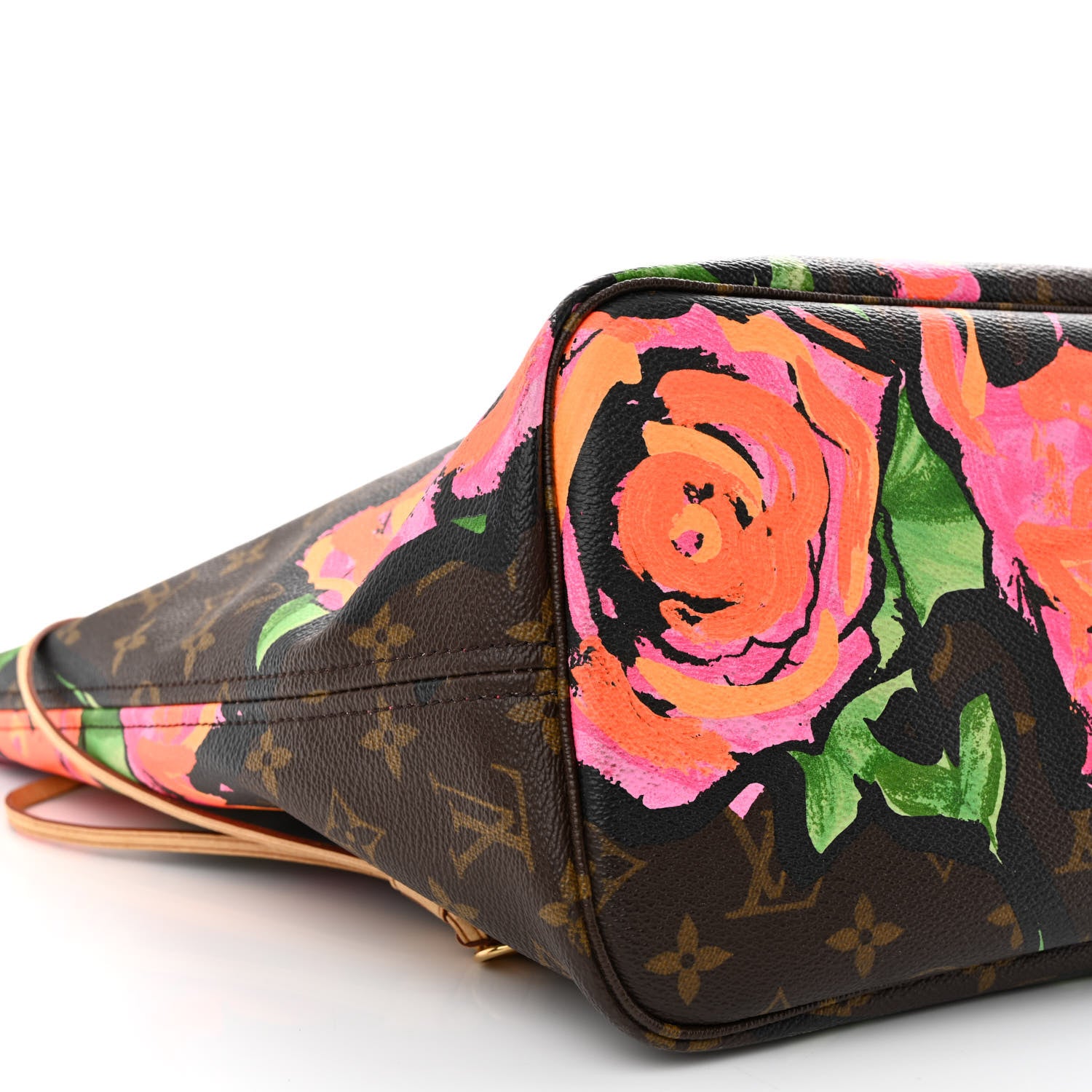 Louis Vuitton Monogram Roses Neverfull MM 10 of 11