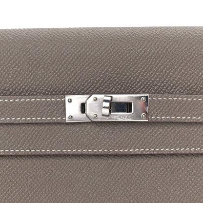 Hermes Epsom Kelly Longue Wallet Etoupe 7 of 7
