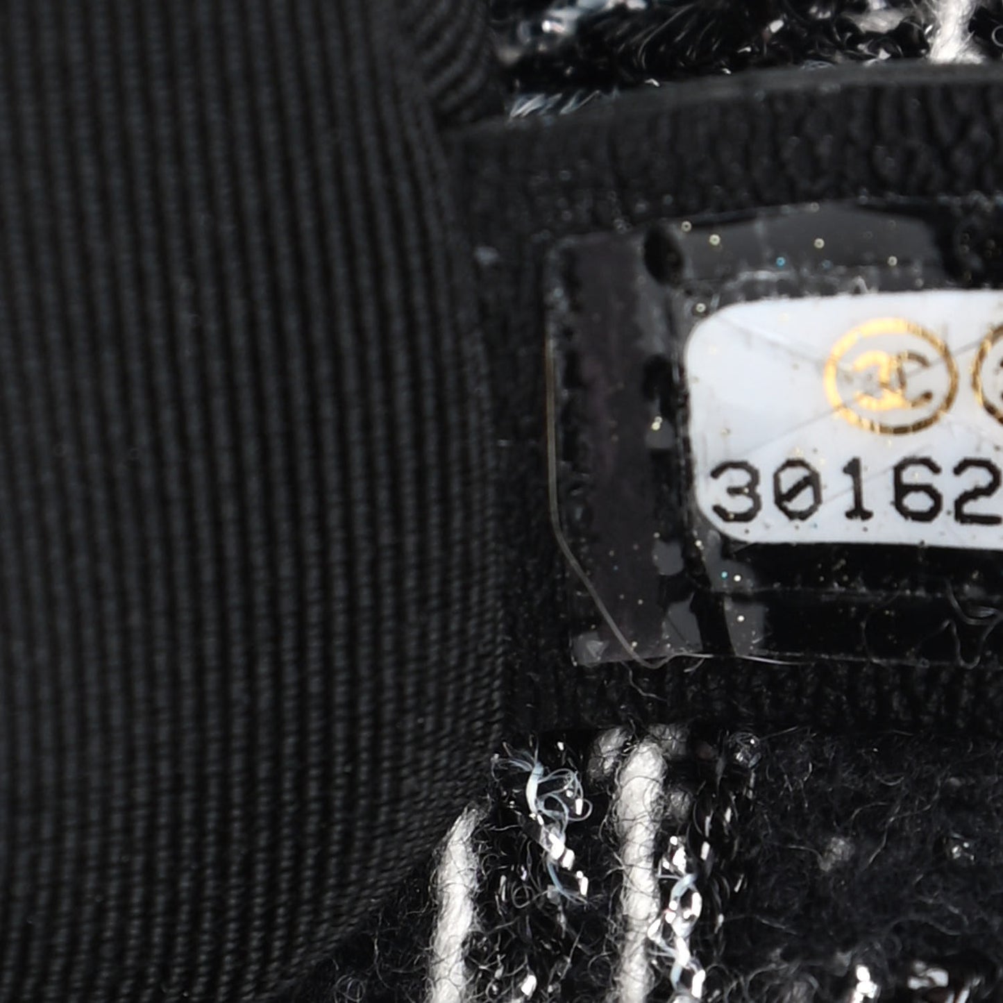 Tweed Quilted Large Chanel 19 Flap Black Silver Ecru