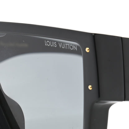 Louis Vuitton Acetate Cyclone Sunglasses Z1578E Black 8 of 9
