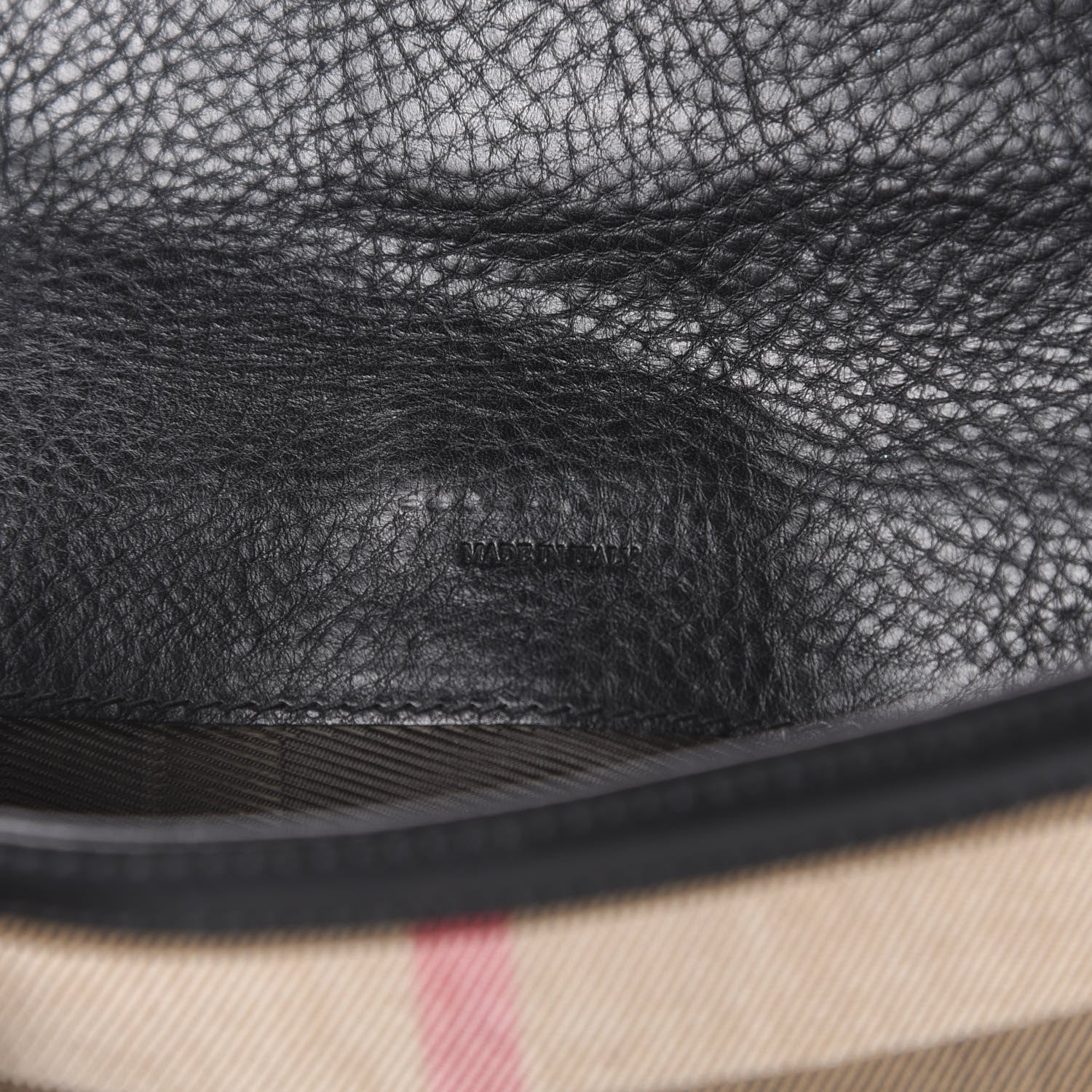 Burberry Calfskin Mega Check Continental Wallet Black 10 of 11