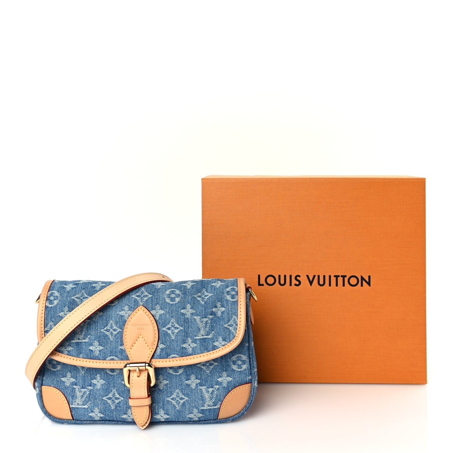 Louis Vuitton Monogram Denim Diane Blue 9 of 9
