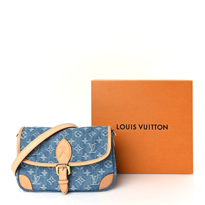 Louis Vuitton Monogram Denim Diane Blue 9 of 9