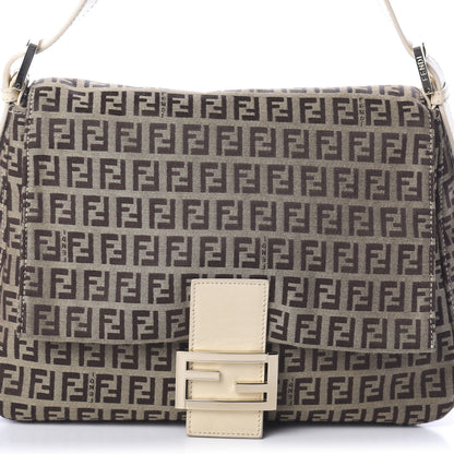 Fendi Zucchino Mama Baguette Brown 8 of 10