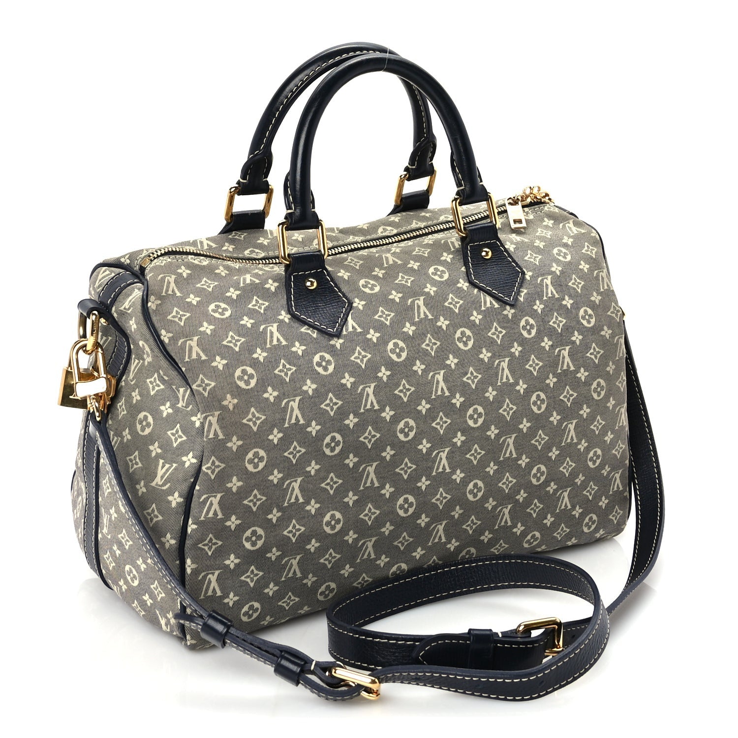 Louis Vuitton Monogram Idylle Speedy Bandouliere 30 Encre 2 of 8