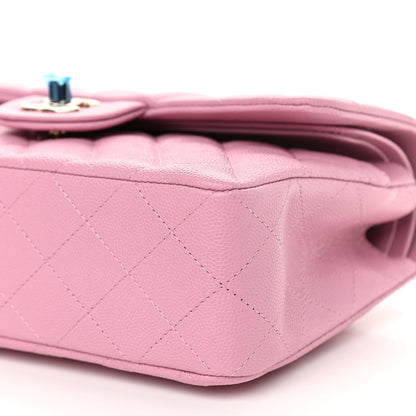 Chanel Caviar Quilted Small Double Flap Pink 9 of 10