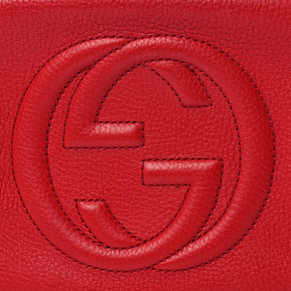 Gucci Pebbled Calfskin Small Soho Disco Bag Vibrant Red Vibrant Red 7 of 11