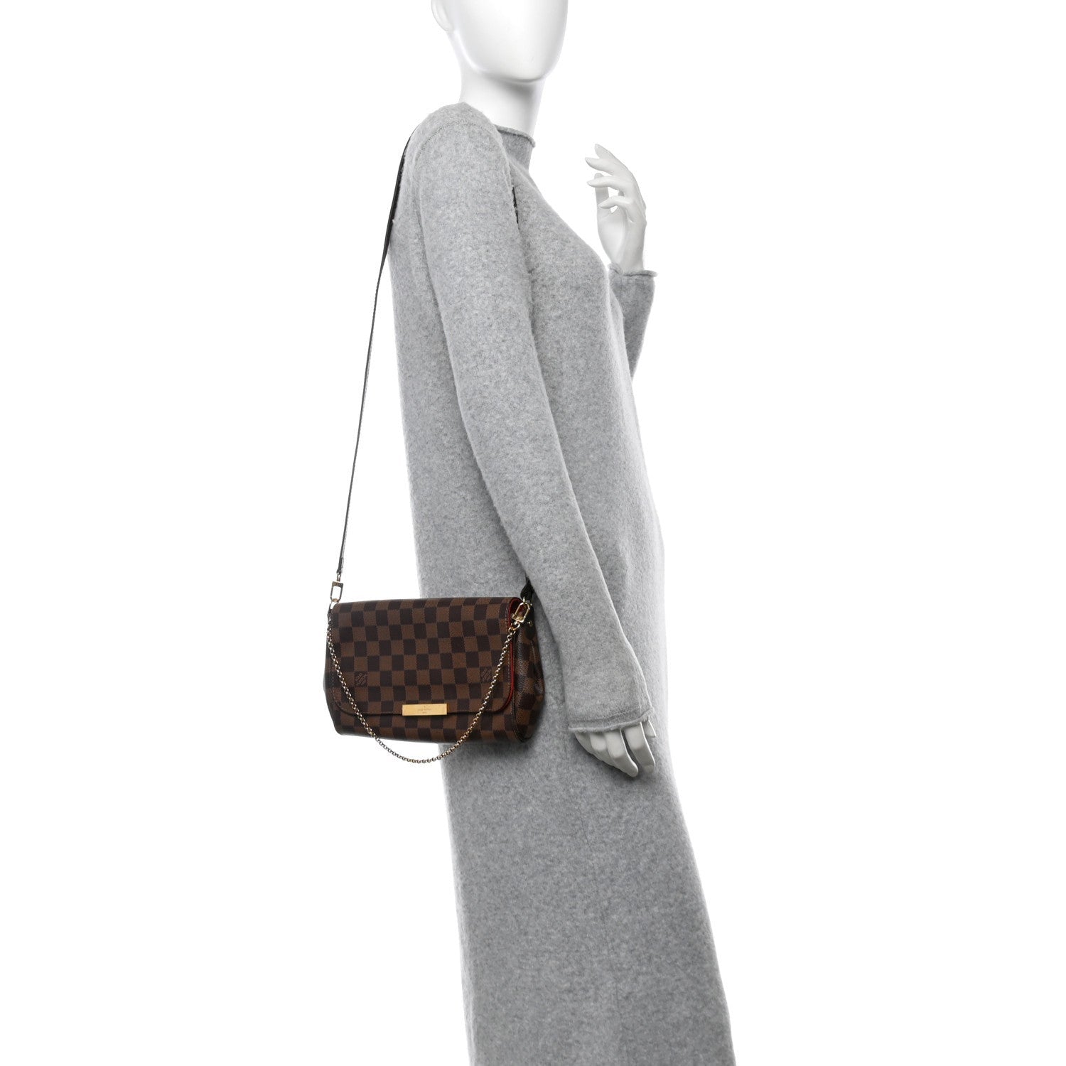 Louis Vuitton Damier Ebene Favorite MM 2 of 7