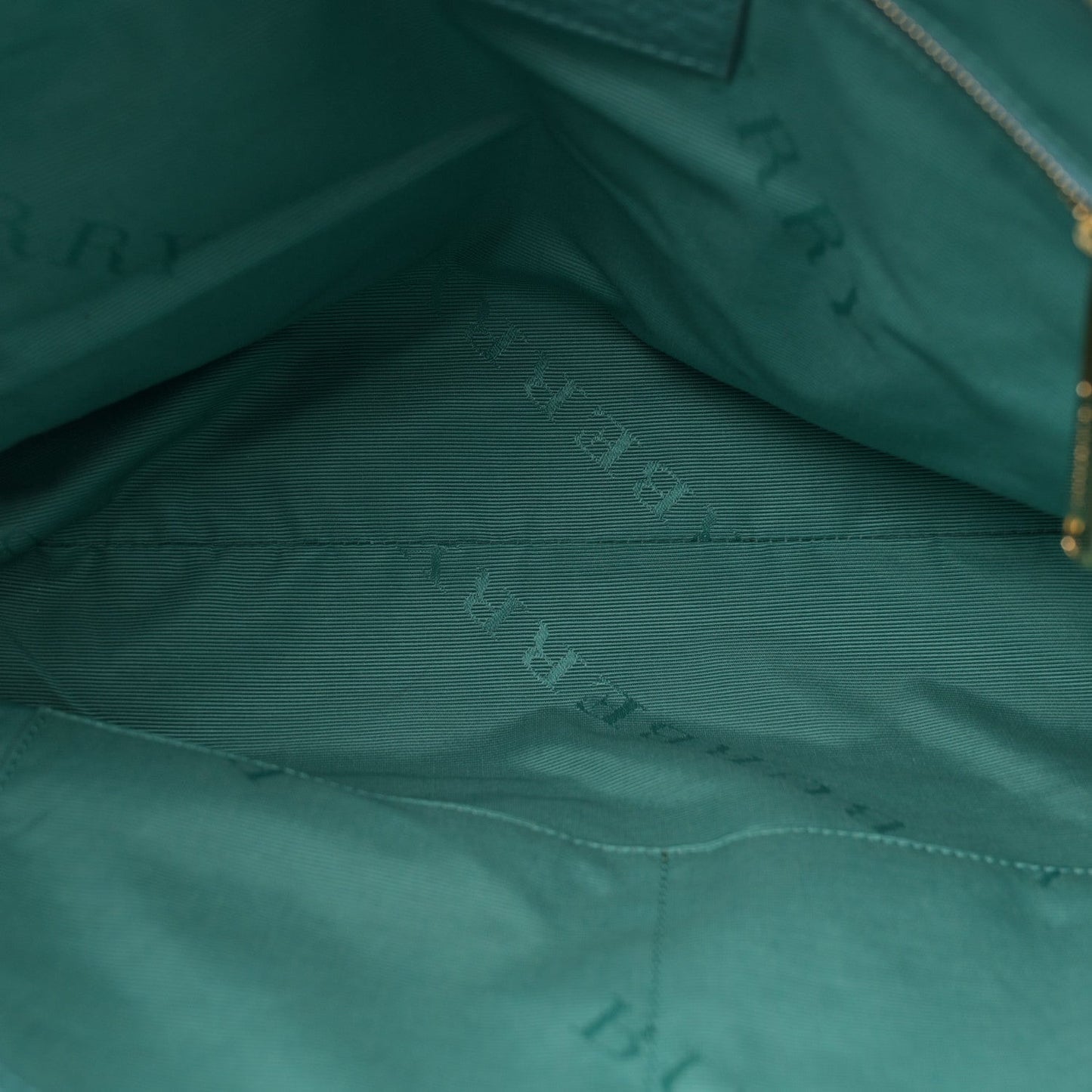 Heritage Grain Check Embossed Medium Dewsbury Tote Turquoise