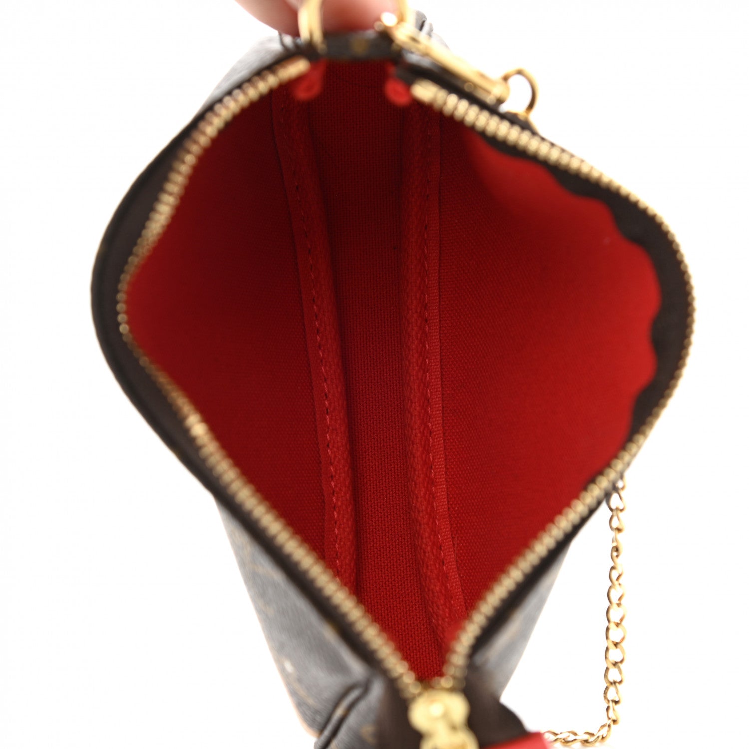 Louis Vuitton Monogram 2018 Christmas Animation Mini Cats Pochette Accessories 5 of 7