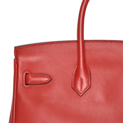 Hermes Swift Birkin 25 Vermillion 25 of 29