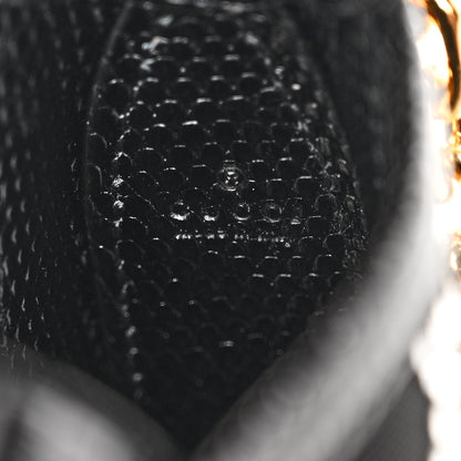 Gucci Lizard Mesh Crystal GG Monogram Mini Jackie 1961 Hobo Black 6 of 10