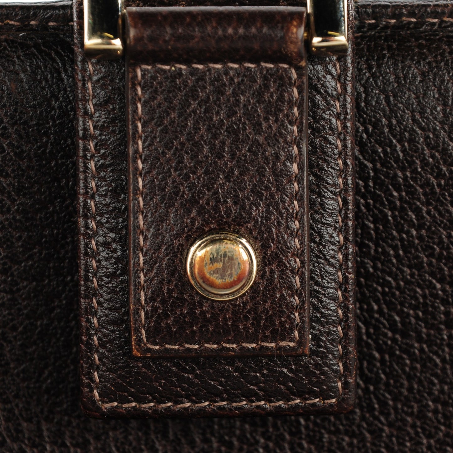 Monogram D Ring Continental Wallet Dark Brown