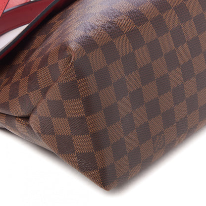 Louis Vuitton Damier Ebene Beaubourg MM Scarlet 5 of 8