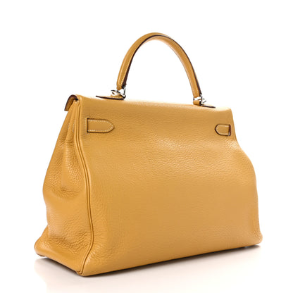 Hermes Taurillon Clemence Kelly Retourne 35 Curry 3 of 13