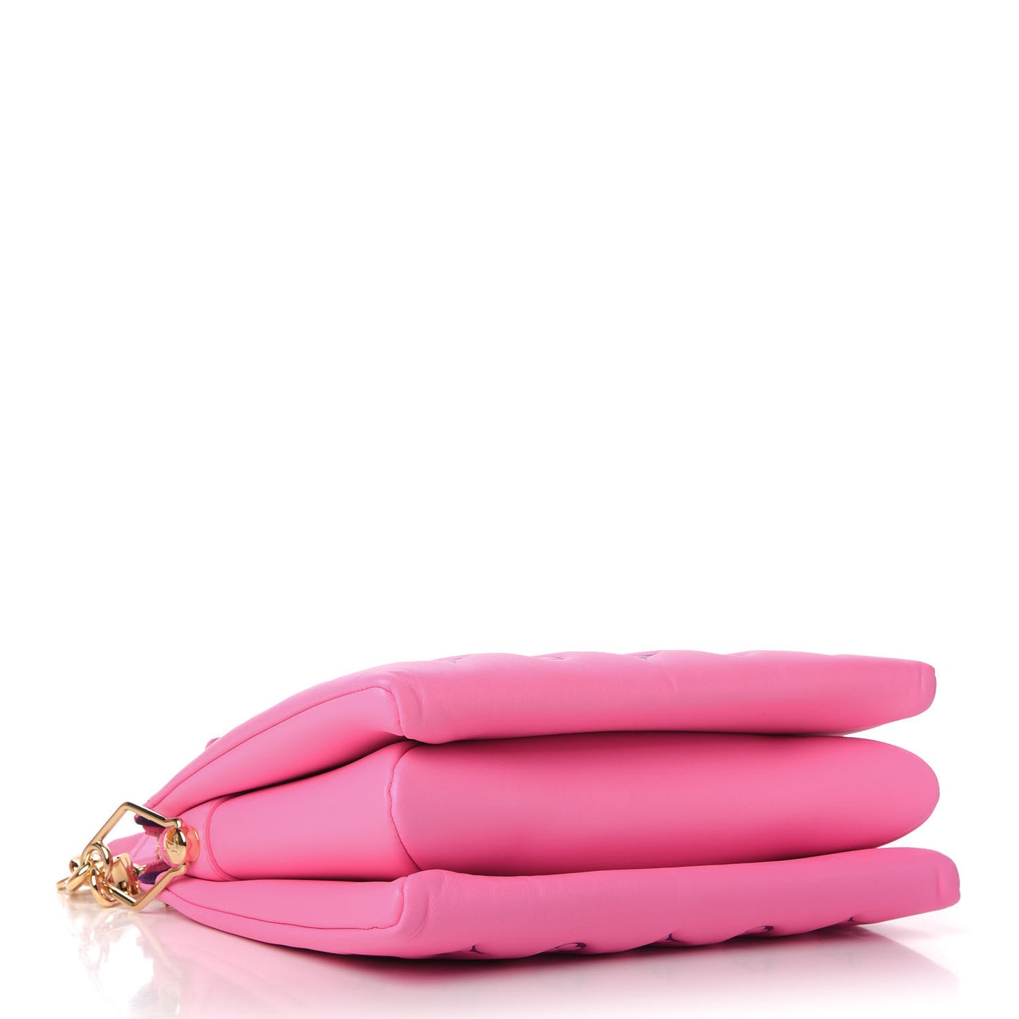 Lambskin Embossed Monogram Vuittamins Coussin PM Rose Violet