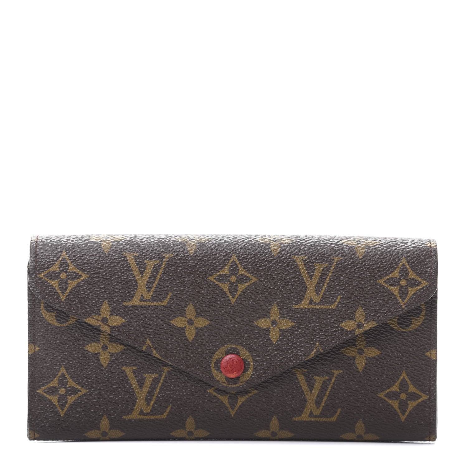 Louis Vuitton Monogram Josephine Wallet Red 1 of 13