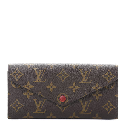Louis Vuitton Monogram Josephine Wallet Red 1 of 13