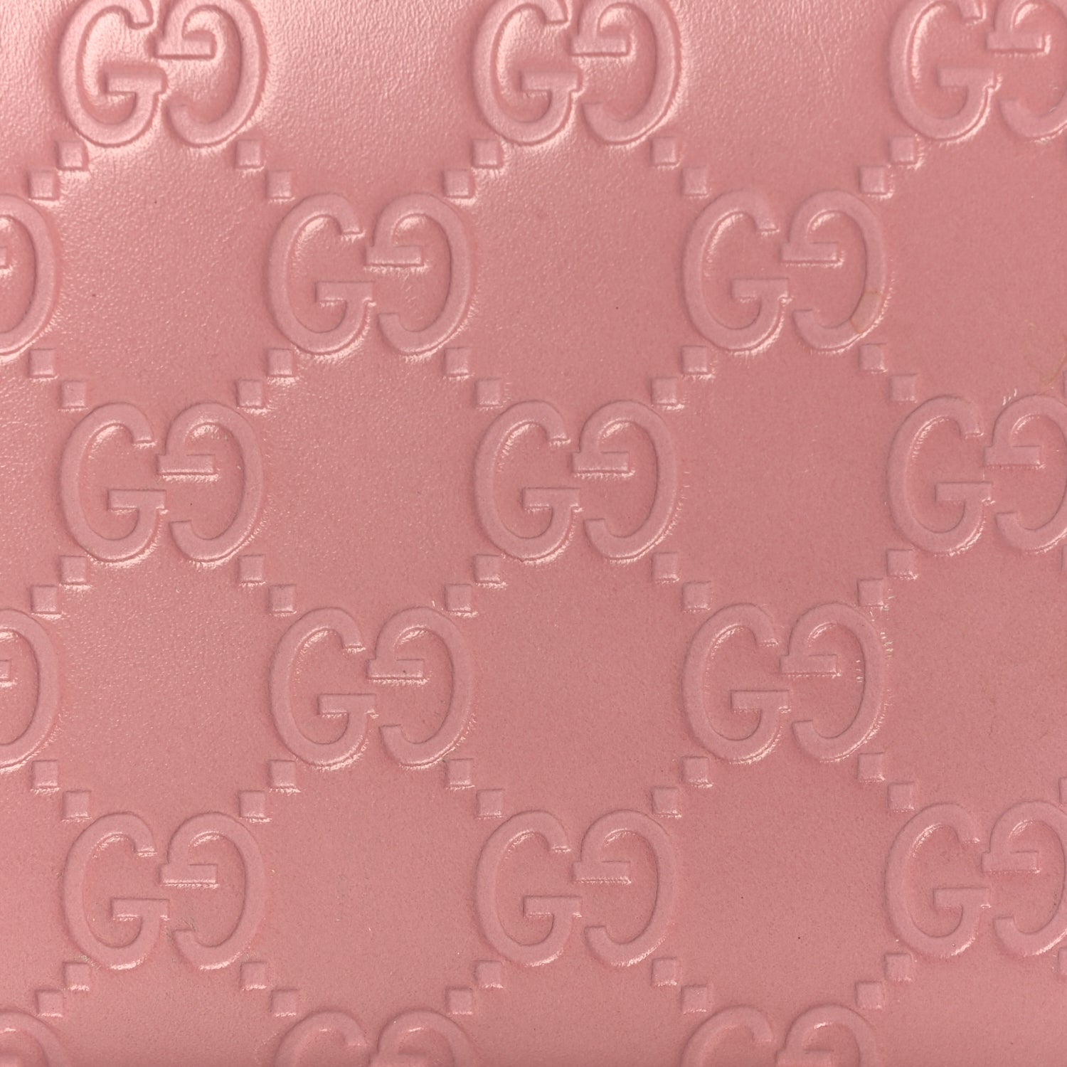 Gucci ssima Signature Zip Around Wallet Soft Pink 7 of 8